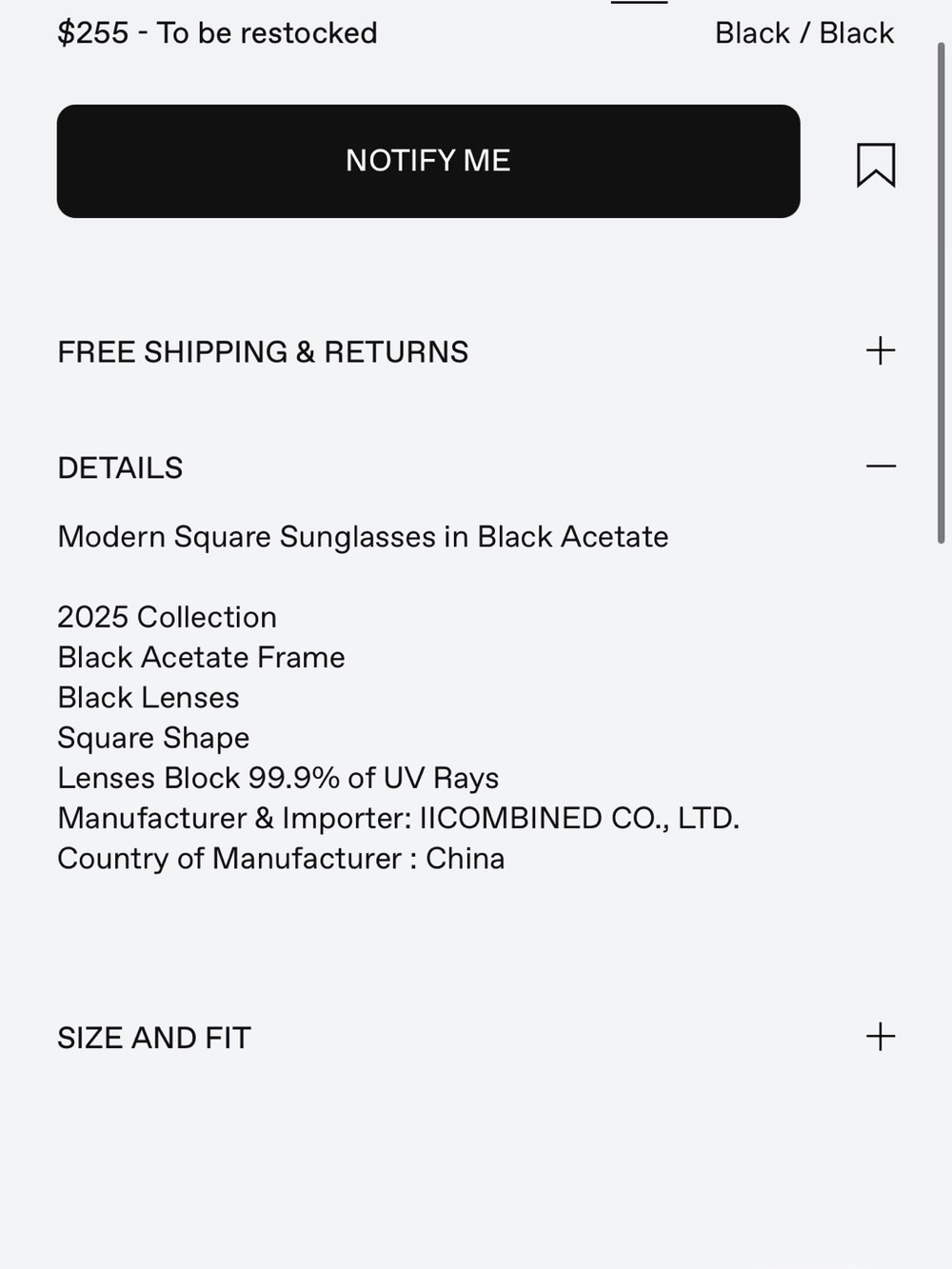 GENTLE MONSTER NUMER SUNGLASSES - Picture 6 of 14
